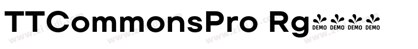 TTCommonsPro Rg字体转换